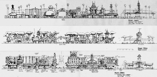 Ϻʿᘷ@ С悴 ݈D Shanghai Disneyland Main Street USA Sketch