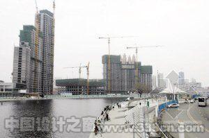 天津新地標津門津塔初顯模樣2010年建成亮相