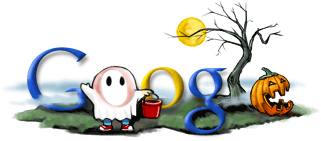google halloween doodle logo 2003 GooglefʥLogop1999~2010