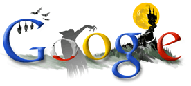 google halloween doodle logo 2005 GooglefʥLogop1999~2010