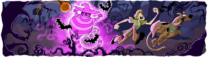 google halloween doodle logo 2010d GooglefʥLogop1999~2010