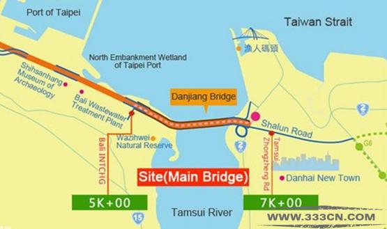 國際競爭 臺灣地區 淡江橋項目 淡水區 關渡橋