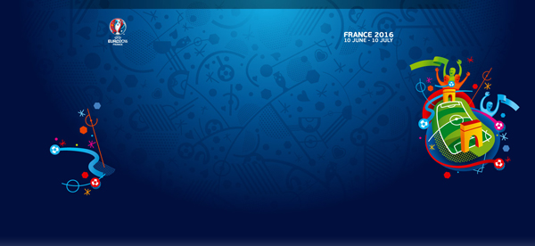 EURO2016 logo 4 2016귨Wޱհl
