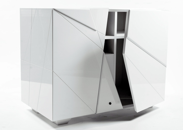 AllSpark audio/video cabinet by Tieme Rietveld
