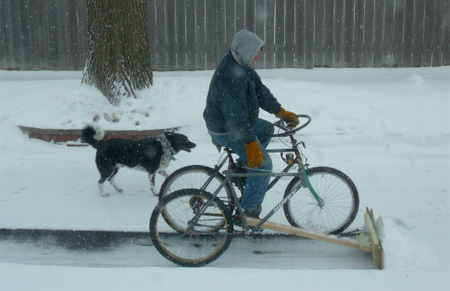 Snow Plow Bike Snow Plow Bike